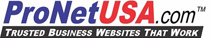 ProNetUSA Trusted Business Websites That Work logo